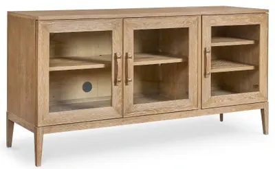 Bassett Furniture Courtland Blond Oak 59in Credenza