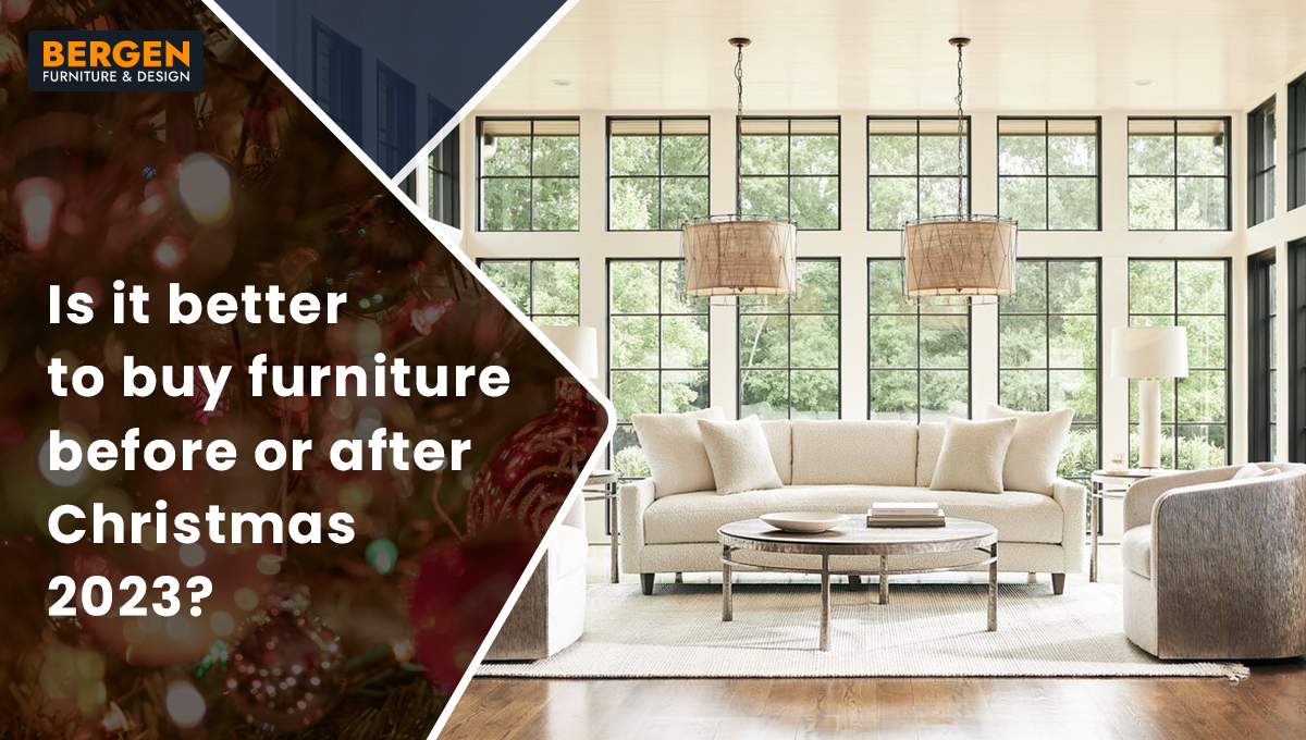 A Bergen Furniture & Design graphic featuring living room furniture