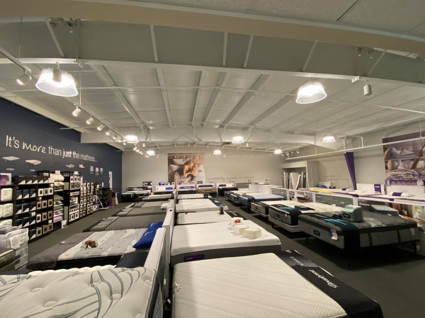 As selection of mattresses at the Big Sandy Superstore in Owosso, MI  