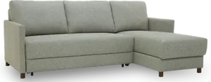 Side view of the Luonto Furniture sectional sofa 