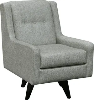 Front view of the England Furniture Ezra swivel chair 