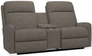 Front view of the La-Z-Boy Finley power reclining loveseat