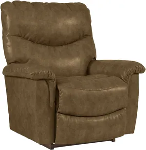 Front view of the La-Z-Boy James PowerReclineXR recliner 