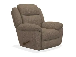 Side view of the La-Z-Boy Joel collection rocker recliner 
