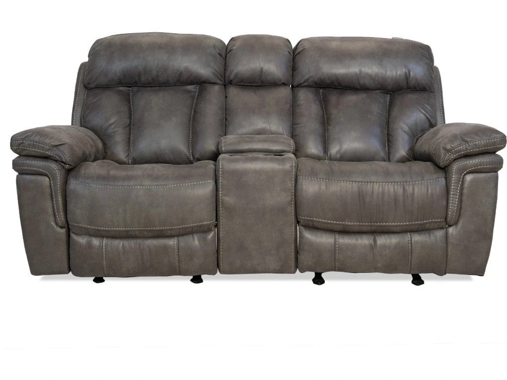 Front view of Caselli Cayman glider console loveseat 