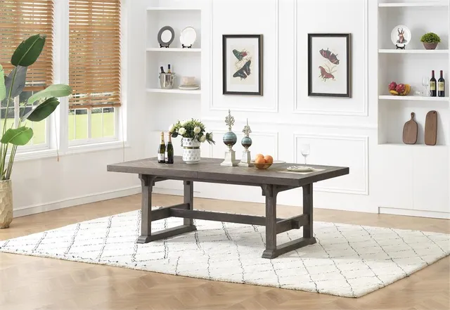 The Coast2Coast Home Sussex collection dining table with décor 
