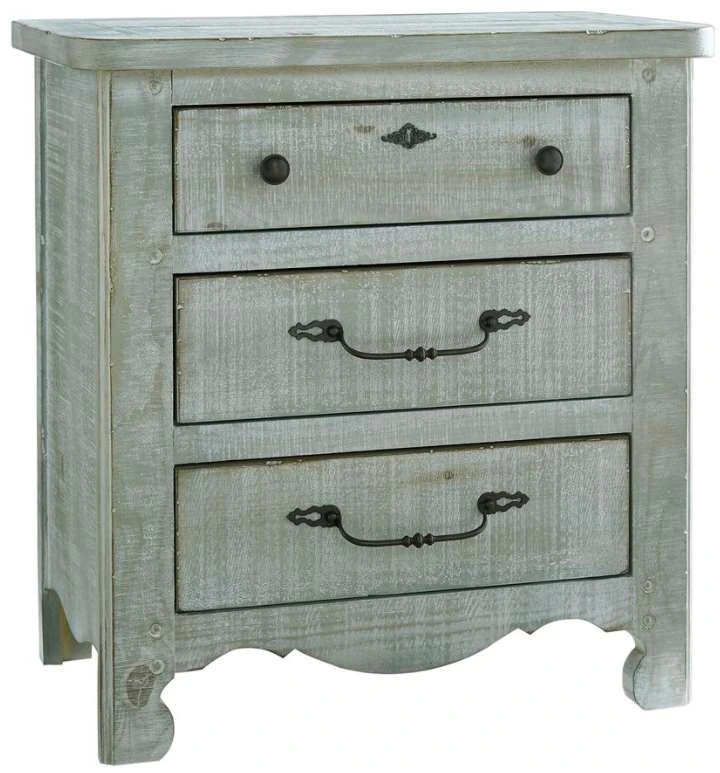 Front view of the Progressive Furniture Chatsworth collection nightstand 