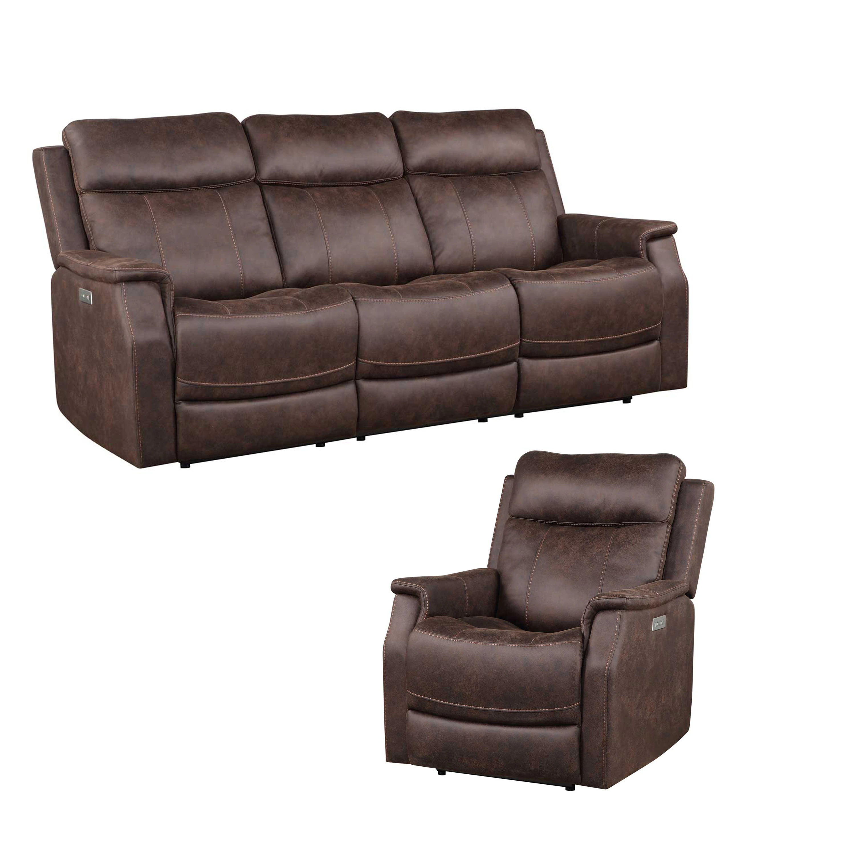 Cobal 2-piece reclining living room set 