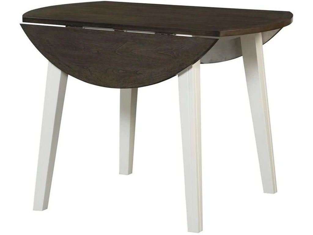 Front view of the Folio Select Ben collection drop-leaf table 