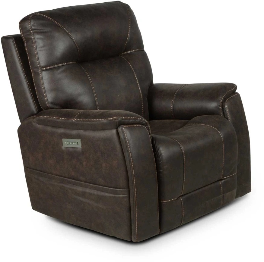 Steve Silver Co. Larry Saddle power recliner in a faux leather
