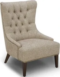 Front view of the Liberty Furniture Garrison collection accent chair