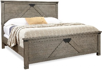 Front view of the aspenhome Tucker collection bed 