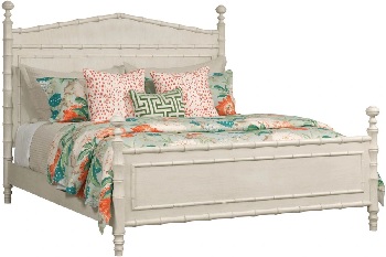 The American Drew Grand Bay Vida collection bed with bedding 