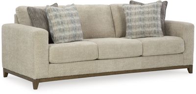 Front view of the Signature Design by Ashley Parklynn collection sofa 