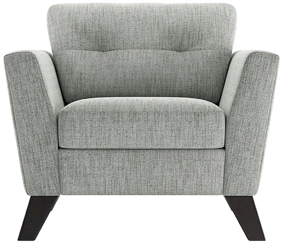 Front view of the Hughes Furniture Manna accent chair 