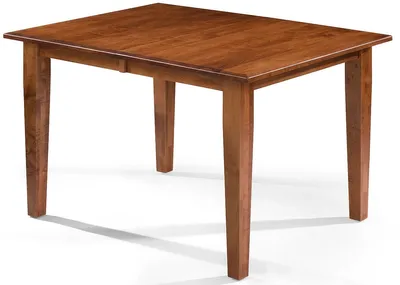 Front view of the Archbold Furniture Amish Crafted collection dining table 
