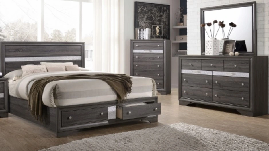 The Crown Mark Regata collection 4-piece storage set 