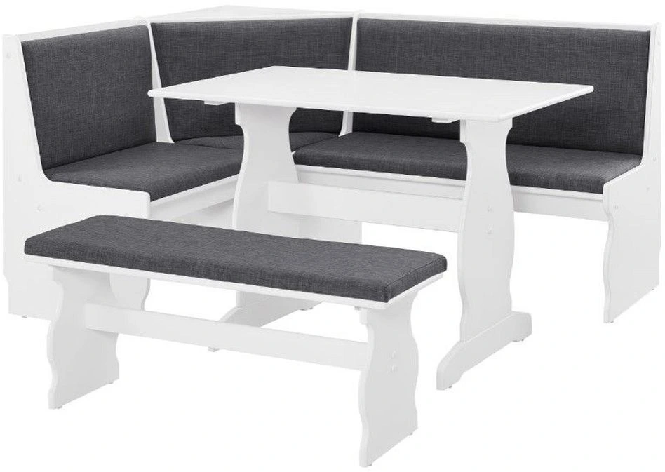 The Linon Sasha collection 5-piece breakfast nook 