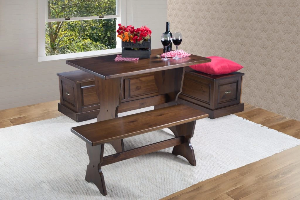 The Linon Colby collection 4-piece breakfast nook 