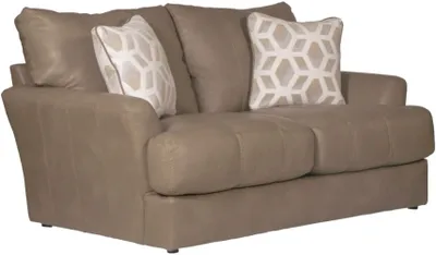 Front view of the Jackson Furniture Prato collection sofa 