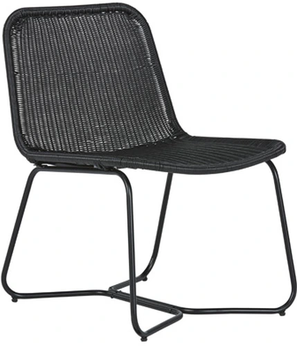 The Signature Design by Ashley Daviston collection black accent chair 
