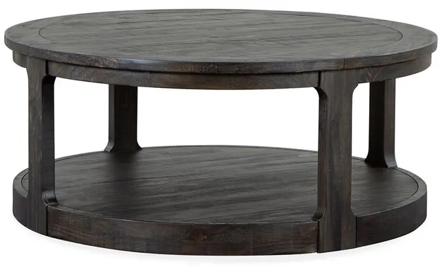 Aspenhome Industrial coffee table in a ghost black finish 