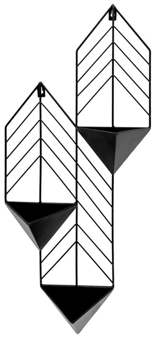 The Signature Design by Ashley Dashney black wall planter set 