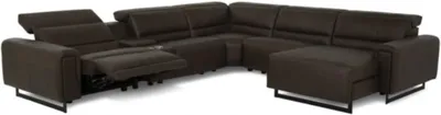 Front view of the Palliser Furniture Armina collection sectional 