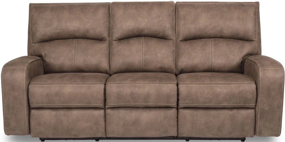 Front view of the Nirvana collection power reclining sofa 