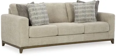 Front view of the Signature Design by Ashley Parklynn collection sofa 