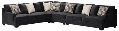 Front view of the Signature Design by Ashley Lavernett collection sectional 