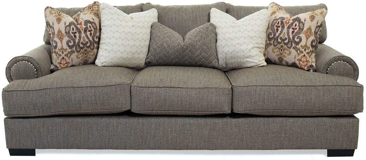 Front view of the Michael Nicholas Designs Beretta collection sofa 