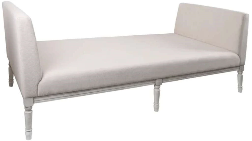 Front view of the Stylecraft Dann Foley Lifestyle collection white day bed 