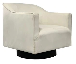 Front view of the Signature Design by Ashley Phantasm swivel accent chair 