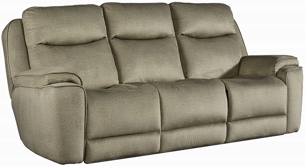 The Southern Motion City Limits power headrest recliner with contemporary décor 
