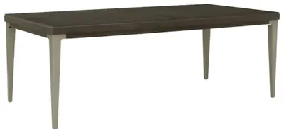 Front view of the Drew & Jonathan Home Boulevard collection dining table 