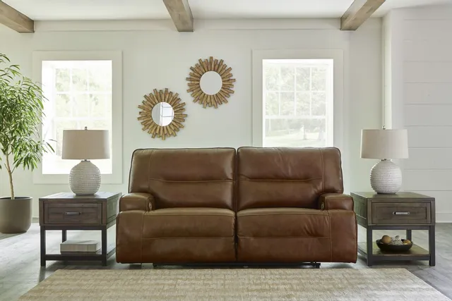 The Signature Design by Ashley Francesca dual recliner with contemporary décor 