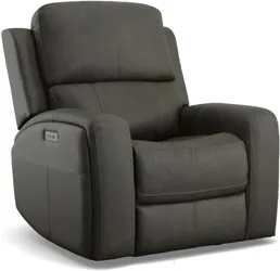 Front view of the Flexsteel Linden collection recliner 