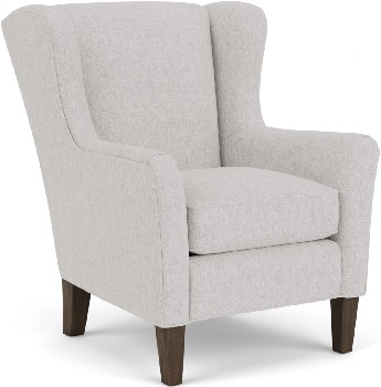 Front view of the Flexsteel Ace collection accent chair 