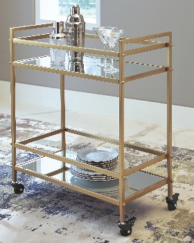 The Signature Design by Ashley Kailman bar art with plates and martini glasses 