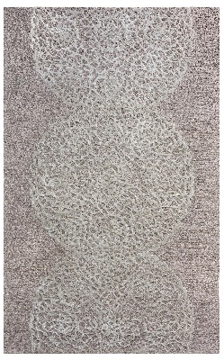 Overhead view of the Rizzy Home area rug 