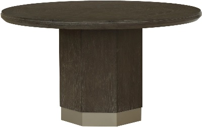 Front view of the Drew & Jonathan Home Boulevard collection dining room table 