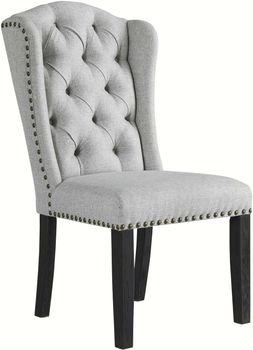 Front view of the Signature Design by Ashley Jeanette dining chair 