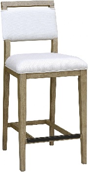 Front view of the Drew & Jonathan Home Catalina collection bar stool 
