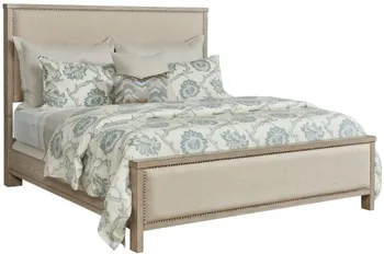 The American Drew West Fork collection king bed frame 