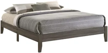 The Crown Mark Skyler collection king bed frame 