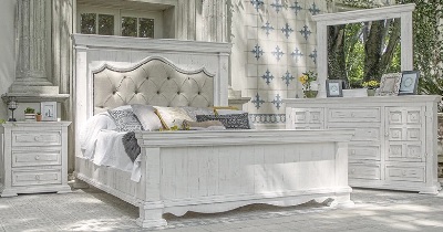 The International Furniture Direct Bella collection 4-piece bedroom set 