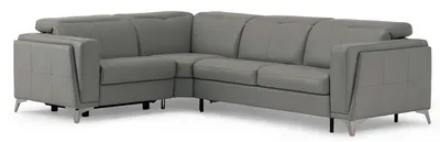 Front view of the Palliser Furniture Paolo collection sectional 