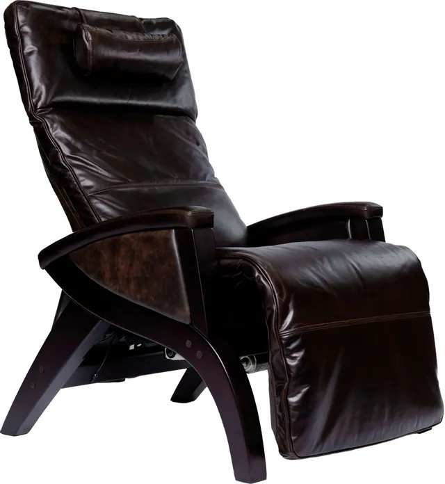 Front view of Cozzia Svago Newton leather TV recliner 
