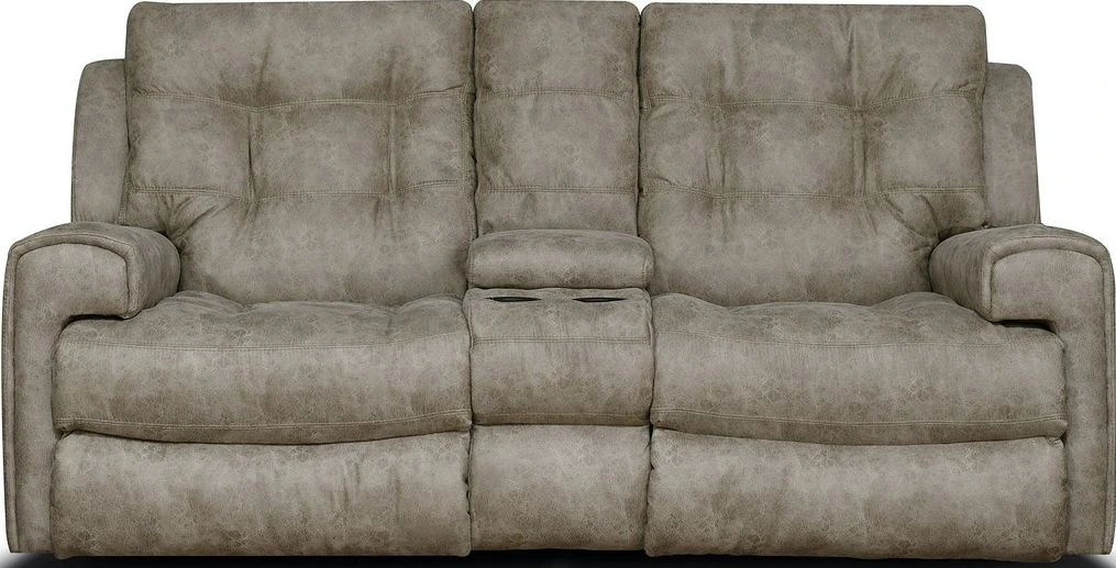 The England Furniture EZ Motion collection double reclining console loveseat 